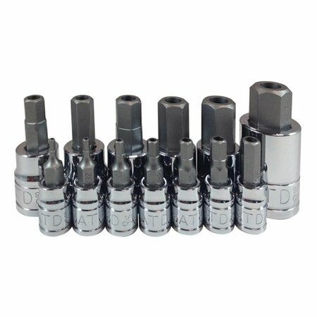 ATD TOOLS 0.22 in. Tamperproof SAE Hex Bit Socket Set ATD-13801